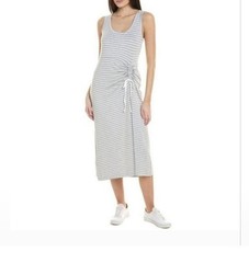 Cabi Women&rsquo;s Medium #5974 Gray Stripe Easy Dress $129