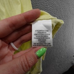 Z SUPPLY Sleeveless Midi Racerback Dress XS Yellow Women VNeck Cotton Knit