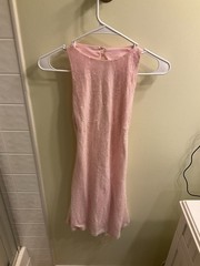 New Windsor sleeveless pink sequin tie Short dress small party Fairy Whimsy