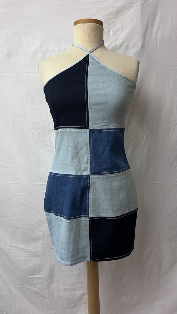 Blue Blush Sleeveless Mini Dress Size M