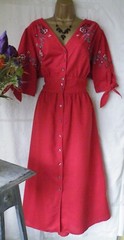 👗******MONSOON PRE-OWNED « DOLLY RED » DRESS SIZE 20******👗
