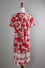 J.JILL NWT $99 Wearever Collection Floral Border Print Hem Dress Size Small