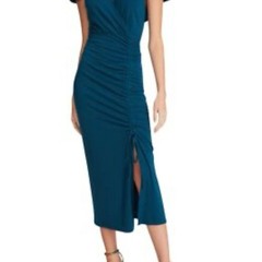 Betsey Johnson flutter sleeve ribbed Dress