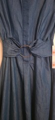 High Low Denim Dress, Size Medium, Given Kale Brand