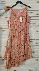 A.N.D.E.A.W.Y Women&rsquo;s Pink Floral Sleeveless Dress Size L, NWT
