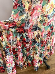 New York & Company Strapless Floral Maxi Dress – Red, Pink, Green, Yellow NWT