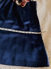 TED BAKER 100% Silk Womens Halter Bow Blue Dress Size 1 US 2-4