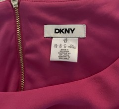 NEW DKNY Pink Solid Knit Boat Neck Sleeveless Belted Long A-Line Dress 12