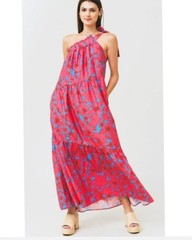Xirena Maisie One Shoulder Floral Cotton Poplin Dress Pink Women&rsquo;s M