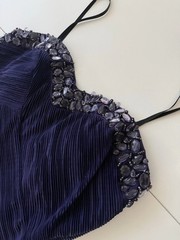Morgan & Co. junior Purple Sleeveless sweetheart body con Dress Size 3/4 USA 90s