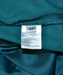 EMVIE&rsquo;S FASHIONS Green Stretch Satin Midi Dress Medium Thin Adjustable Straps