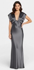 Sass and Bide Prism Maxi Evening Cocktail Dress Ash Grey AU-8/US-4 BNWT