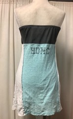 Harley Davidson Restless Spirit Strapless Graphic Lace Up Front Mini Dress M