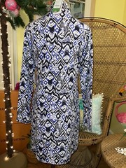 Lilly Pulitzer NWT UPF 50+ Skipper Popover Dress Oh My Cod $158 Size S,L