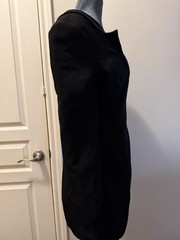 L’Atiste Women’s Black One-Shoulder Long Sleeve Sequin Sheath Dress Size S