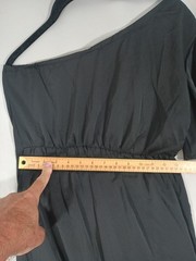 Vote Pretty NEW Small Pleated Front Dress Black 100% Polyester FAST Shipping
