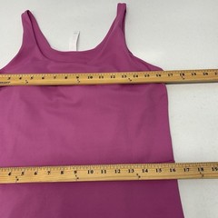 Elle Sport Active Tank Dress Pink Built-in Shorts Medium Tennis Pickleball Mini