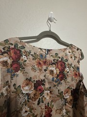 Owin FAB! Vintage 1950&rsquo;s Floral Spring Garden Rockabilly Swing Dress 2XL