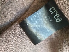 CREA CONCEPT brown sleeveless linen dress size 36 S