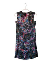 Erdem Silk Floral Mini Dress Size AU 8 / US 4 Made In Portugal