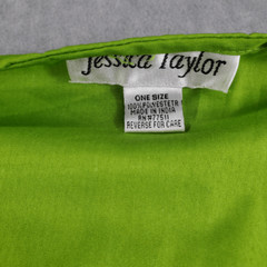 Jessica Taylor Tunic Womens One Size Green Red Egyptian Goddess Dress Blouse