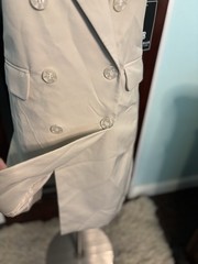 New Bagatelle Collection Double Breasted Sleeveless Trench Dress Sz Medium $255