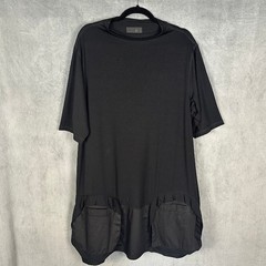 Moyuru Dress Womens One Size Black Lagenlook Minimalist Modern Japanese Fashion