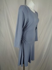 Daily Practice Anthropologie Dress Medium Ruched Jersey Knit Long Sleeve New