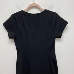 James Perse Womens Black Solid Raglan Sleeve Crew Neck Pullover Sheath Dress 3/L