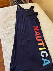 Women&rsquo;s Nautica Navy Sleeveless Dress Size: M