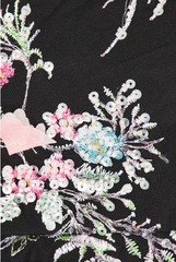 Elliatt Gaia Dress 3D Floral Mini Size XS S M L XL Embroidered Sequin Black NEW