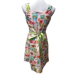 Giorgio Fiorlini Dress Womens 6 Floral Pink Yellow Green Red Blue White