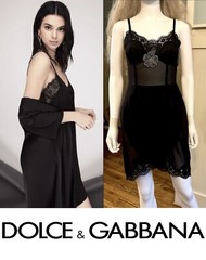3k Dolce & Gabbana 2017 2024 Pink Black Lace 2 Dress Set LOT 38 40 2 4 6 S M Top