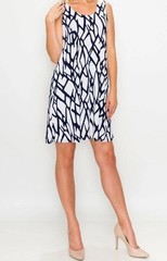 JOSTAR Slinky Travel Knit Knee Length Sleeveless TANK DRESS Women&rsquo;s Size Large