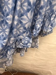 Arizona Jean Co M Blue White Tie-Dye Asymmetrical Dress M