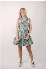 Karlie Leopard Tier Tapestry Dress Size M