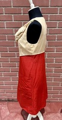 Marc Jacobs Cream White and Red Alessandra Bow Dress Size 4 – Exellent Condition
