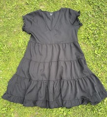 Stylehouse Black Sun Dress, Size M
