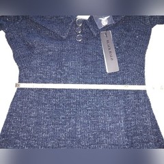 Black Halo Edith Mini Dress Size 10 Twilight Tapestry Navy Shimmer Cocktail NWT