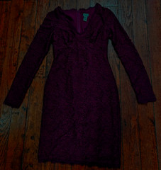 Cache Womens Dress Fuchsia Pink Lace Lined Polyester Nylon Size 2