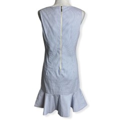 VERTIGO Paris NWT $195 Dress Hello Spring Naomi Blue Striped V-Neck Women&rsquo;s Sz S