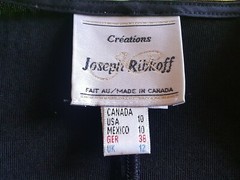 AUTHENTIC JOSEPH RIBKOFF SOLID BLACK ACETATE BLEND WOMENS COCKTAIL DRESS 10 38