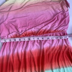 Neiman Marcus Sundress Tie Dye Ombré Racer back Maxi Boho Festival Hippie