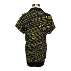 DKNY Sport Meteorite Logo Print Athletic Dress Size XS Activewear Mini Collared