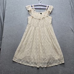 Torrid Women Dress 3 Beige Nylon Polyester Floral Fit & Flare Lace Dress Boho