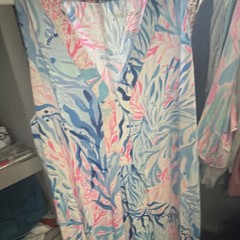 Lilly Pulitzer Women’s M Sundress Long Floral Knit smoke free home