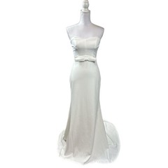 Lulus Momentous Romance White Strapless Bow Mermaid Maxi Dress Size Small NWOT