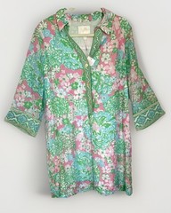 Lilly Pulitzer Daphnie Tunic Dress Multi Plumes in Bloom NWT Size 12