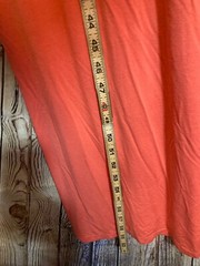 Boston Proper Maxi Dress Womens Large Coral Orange Tie Back Ultra Stretch Long