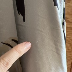 TED BAKER Grey Dress 100% Silk Abstract Watercolour Print Size S 8-10 Bow